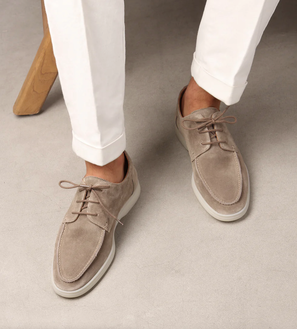 Men's Suede Boat Shoes