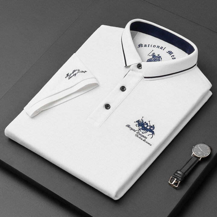 Men's Cotton Blend Polo Shirt
