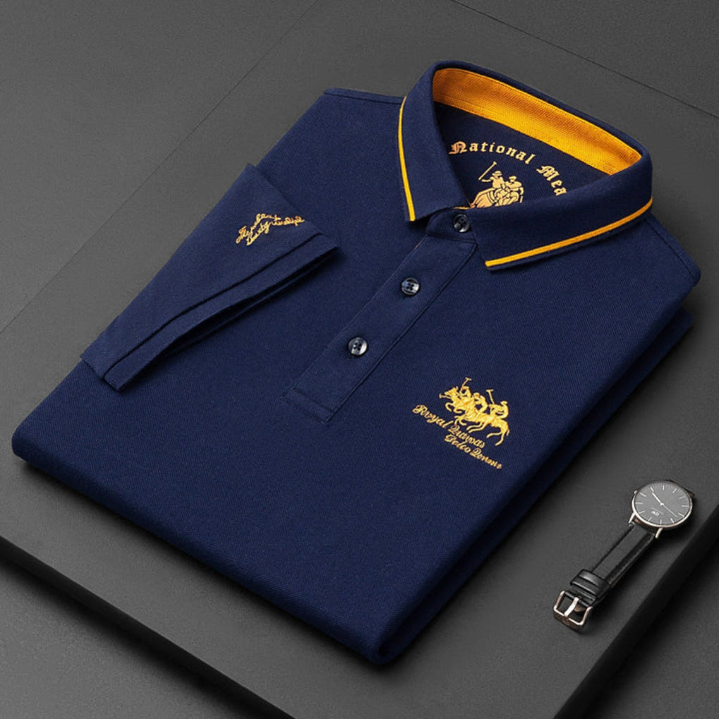 Men's Cotton Blend Polo Shirt