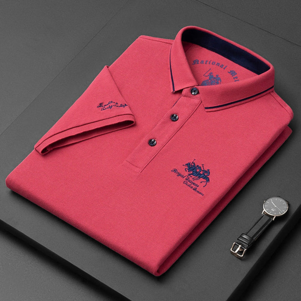 Men's Cotton Blend Polo Shirt