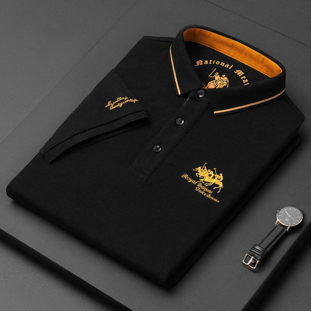 Men's Cotton Blend Polo Shirt
