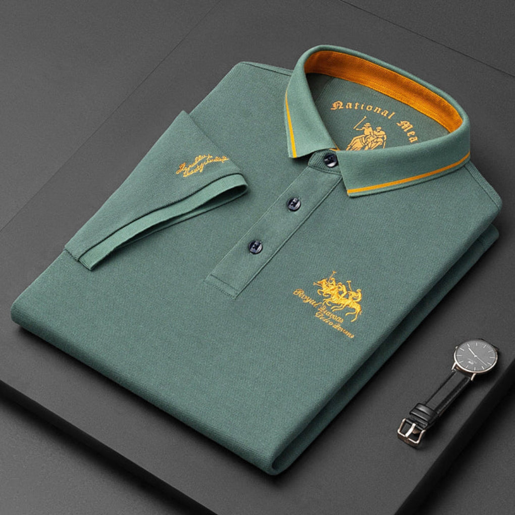 Men's Cotton Blend Polo Shirt
