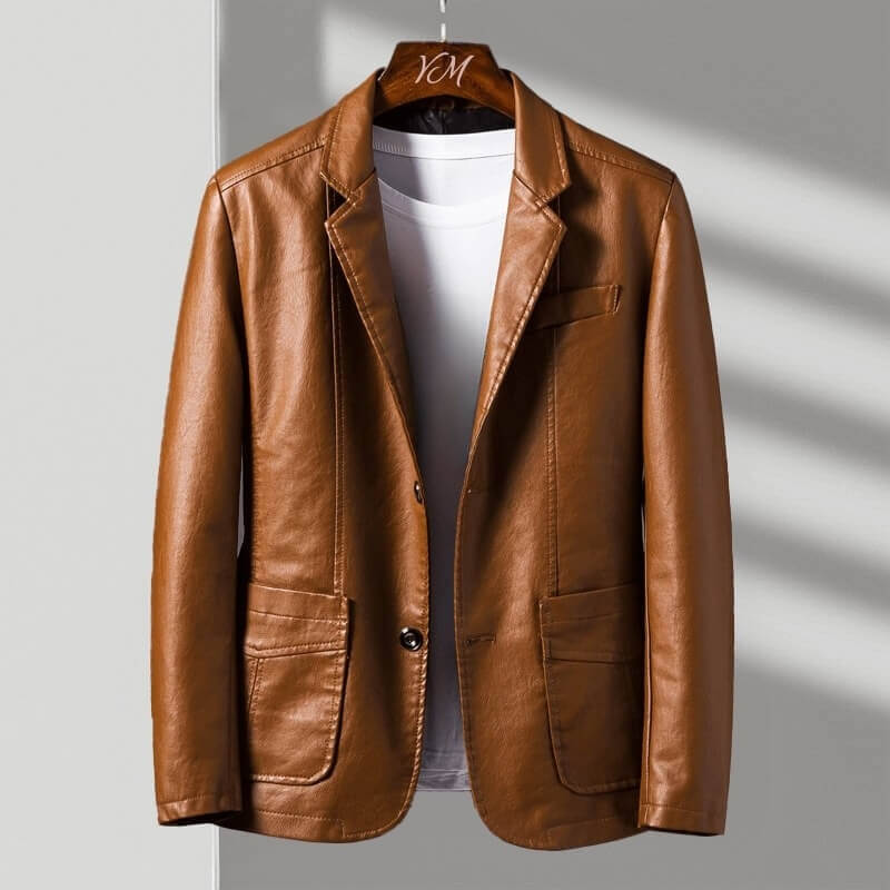 Men's Tailored Leather Jacket