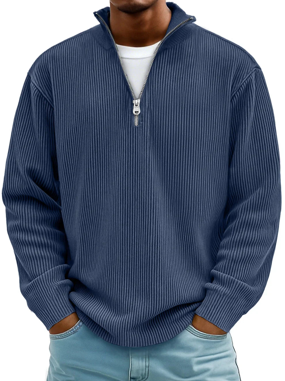 Men's Classic Knit PUllover Half-Zip