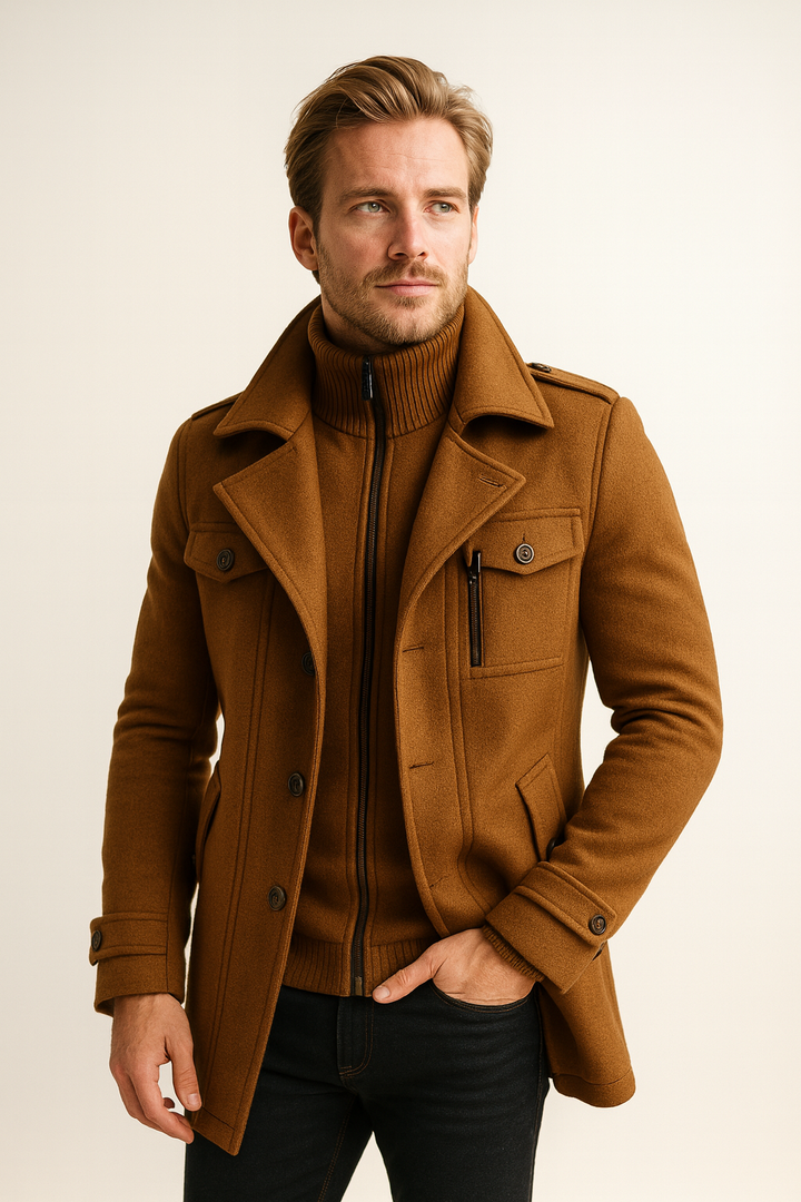 Men's Long Winter Coat