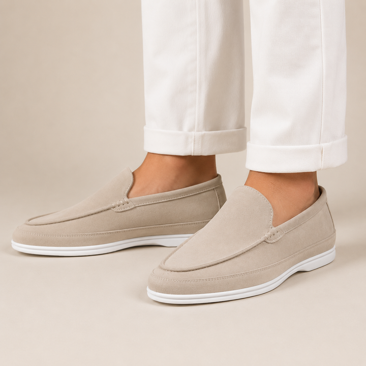 Men’s Suede Loafers – Smart Casual Slip-On Shoes