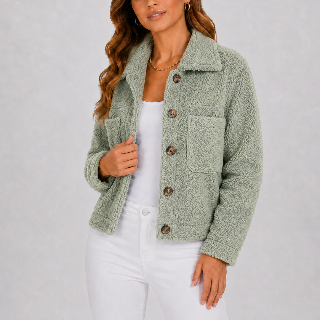 Women’s Casual Knit Blazer Fall Jacket with Pockets