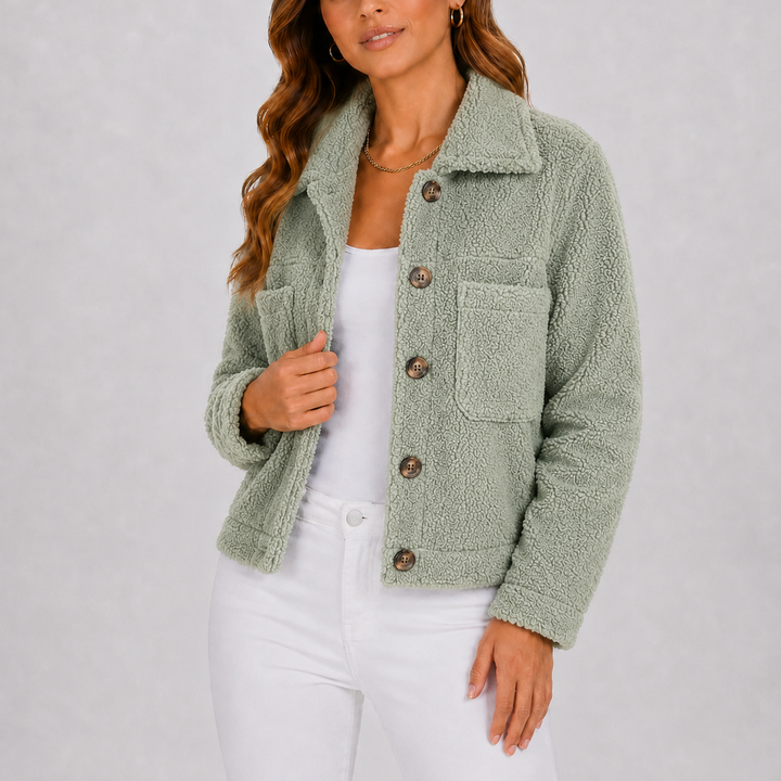 Women’s Casual Knit Blazer Fall Jacket with Pockets