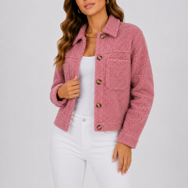 Women’s Casual Knit Blazer Fall Jacket with Pockets