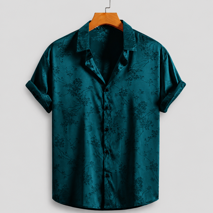 Men's Floral Short Sleeve Shirt
