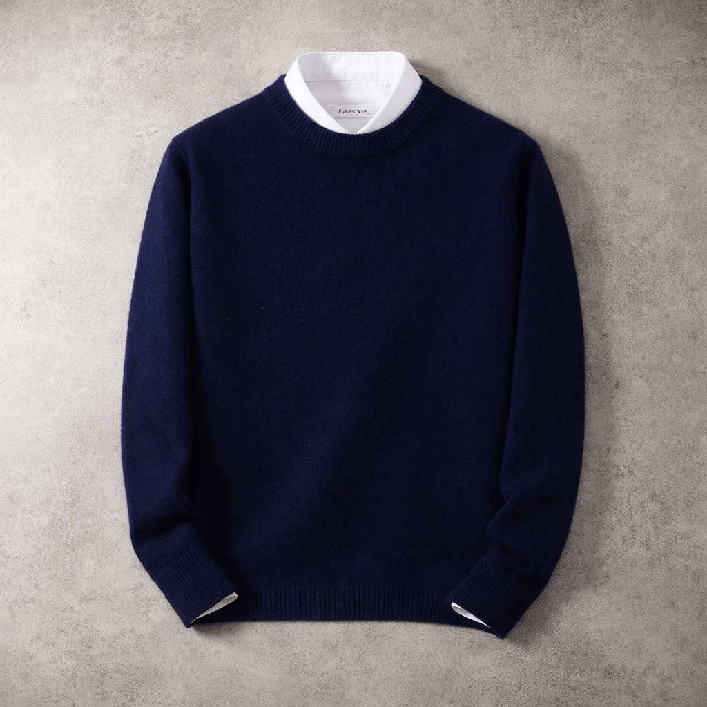 Men's Ribbed Crewneck Sweater
