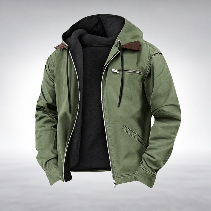 Men's Vintage Hooded Jacket