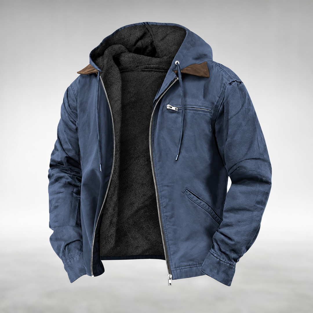 Men's Vintage Hooded Jacket