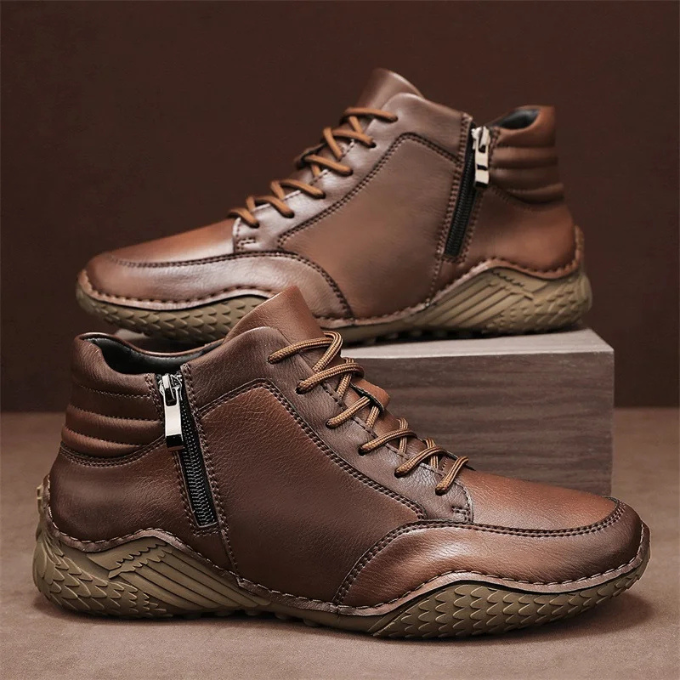 Men's Rugged Leather Boots