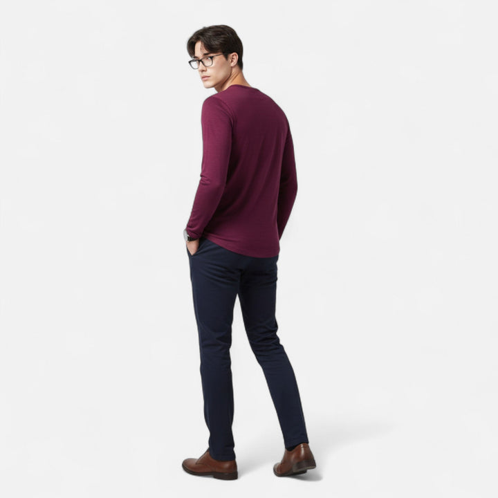 Men's Slim Fit Henley Shirt