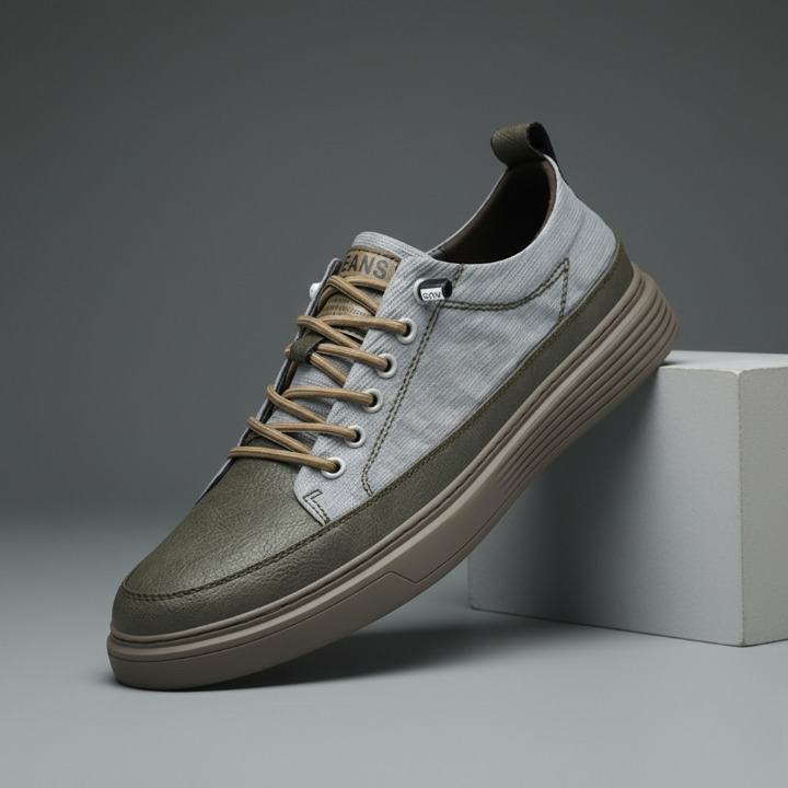 Men'S Leather Sneakers
