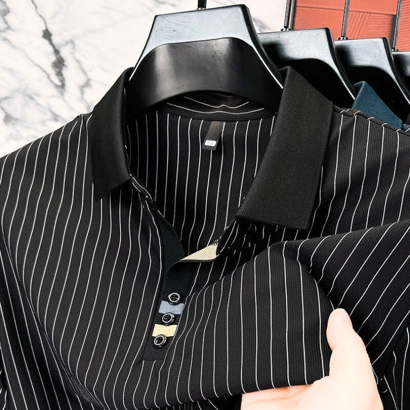 Refined Striped Polo