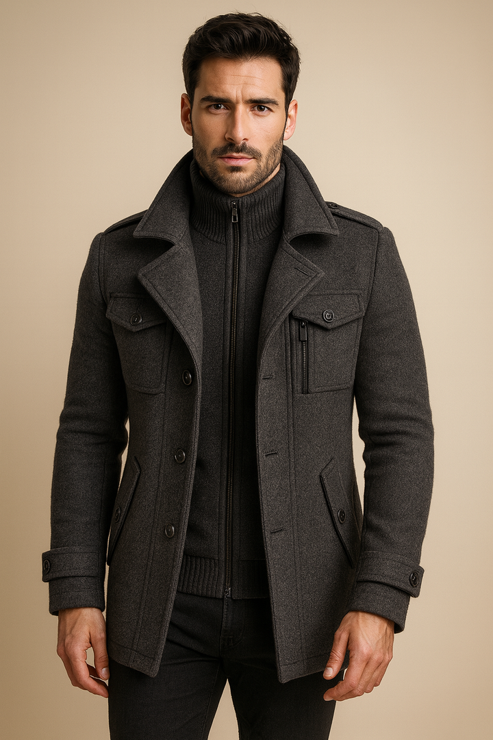 Men's Long Winter Coat