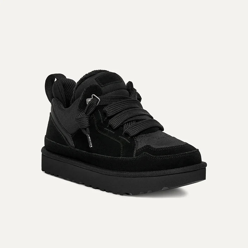 Women’s Fleece-Lined Suede Platform Winter Sneakers