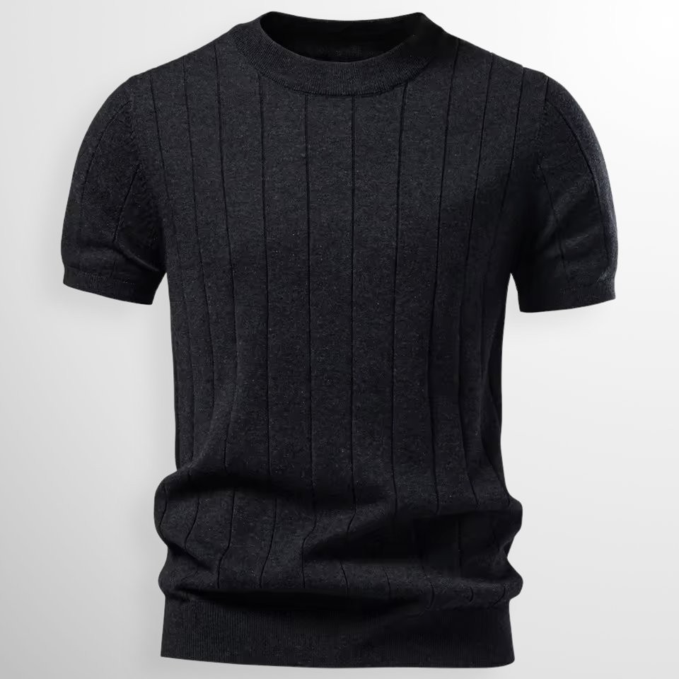 Men's Ribbed Sweater T-Shirt