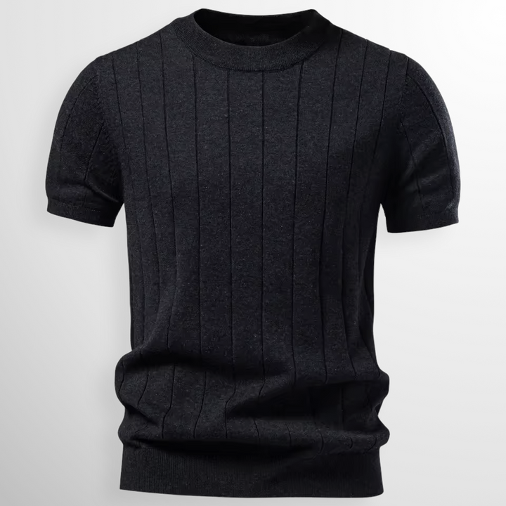 Men's Ribbed Sweater T-Shirt