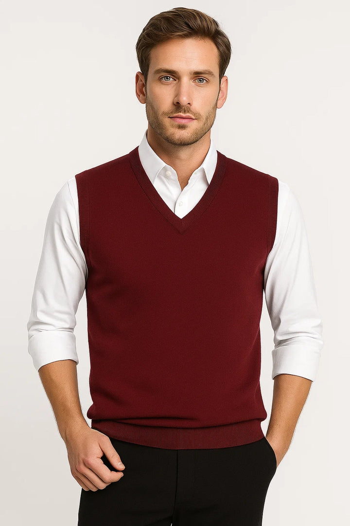 Men's V-Neck Sweater Vest