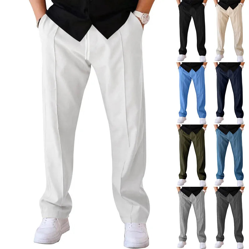 Men's Slim Fit Drawstring Pants