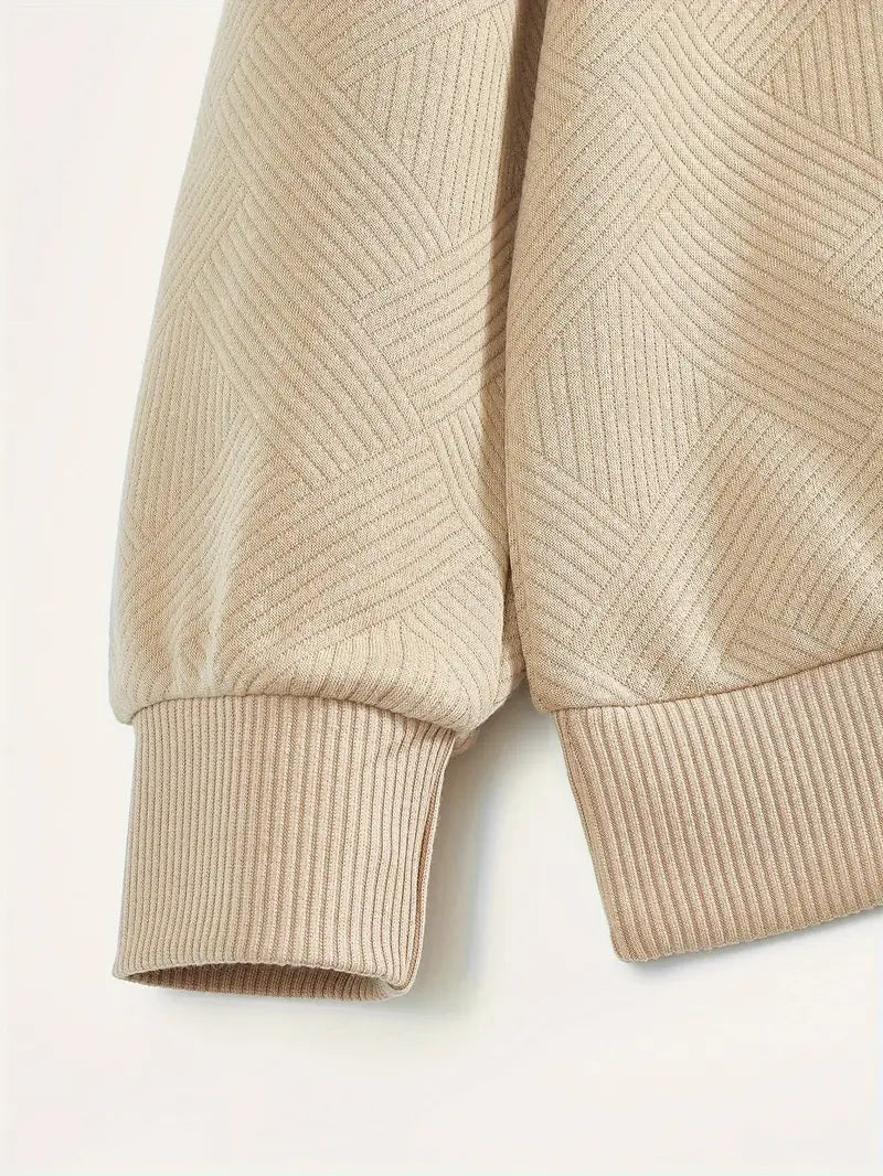 Men's Geometric Knit PUllover