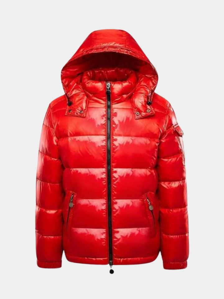 Men's Quilted Hooded Jacket