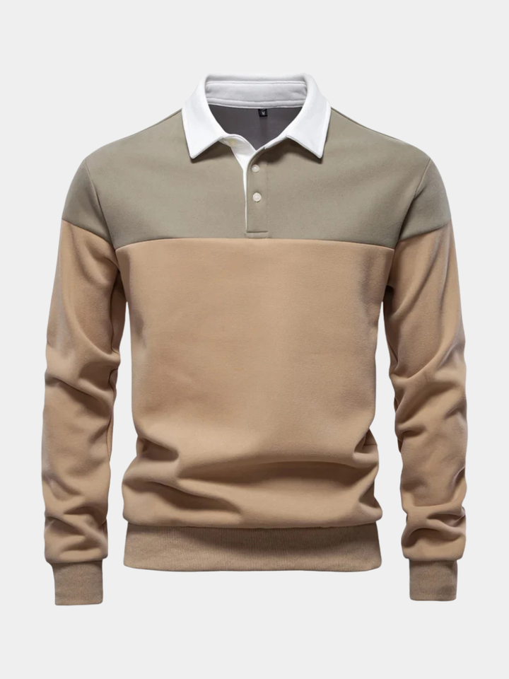 Men's Polo Collar Winter Sweater