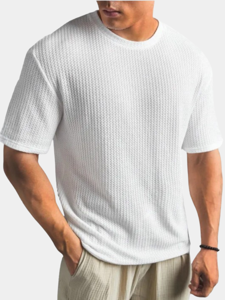 Men's Solid Crew Neck T-Shirt