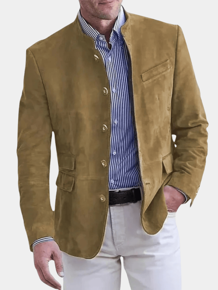 Men's Brushed Suede Jacket