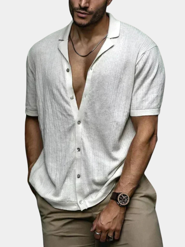 Men's Linen Knit Shirt