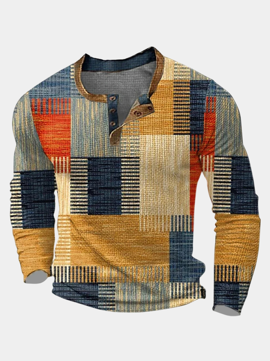 Men's Colourful Long Sleeve Shirt