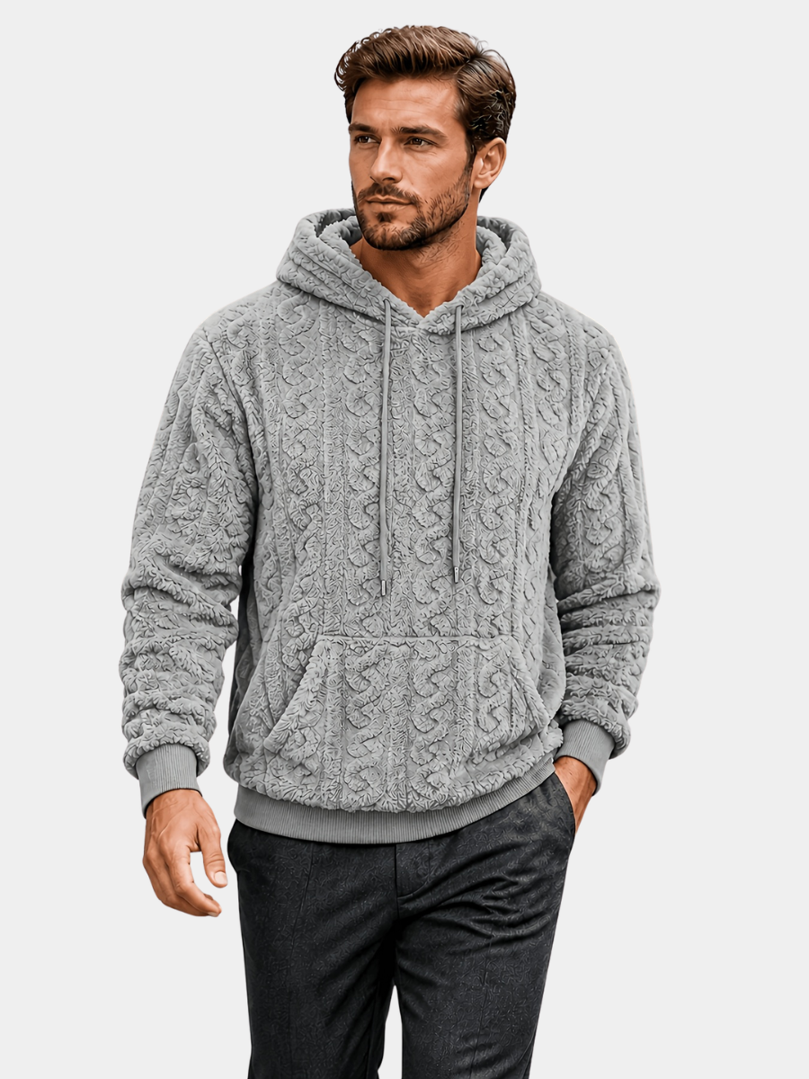 Men's Zip Stripe Hoodie
