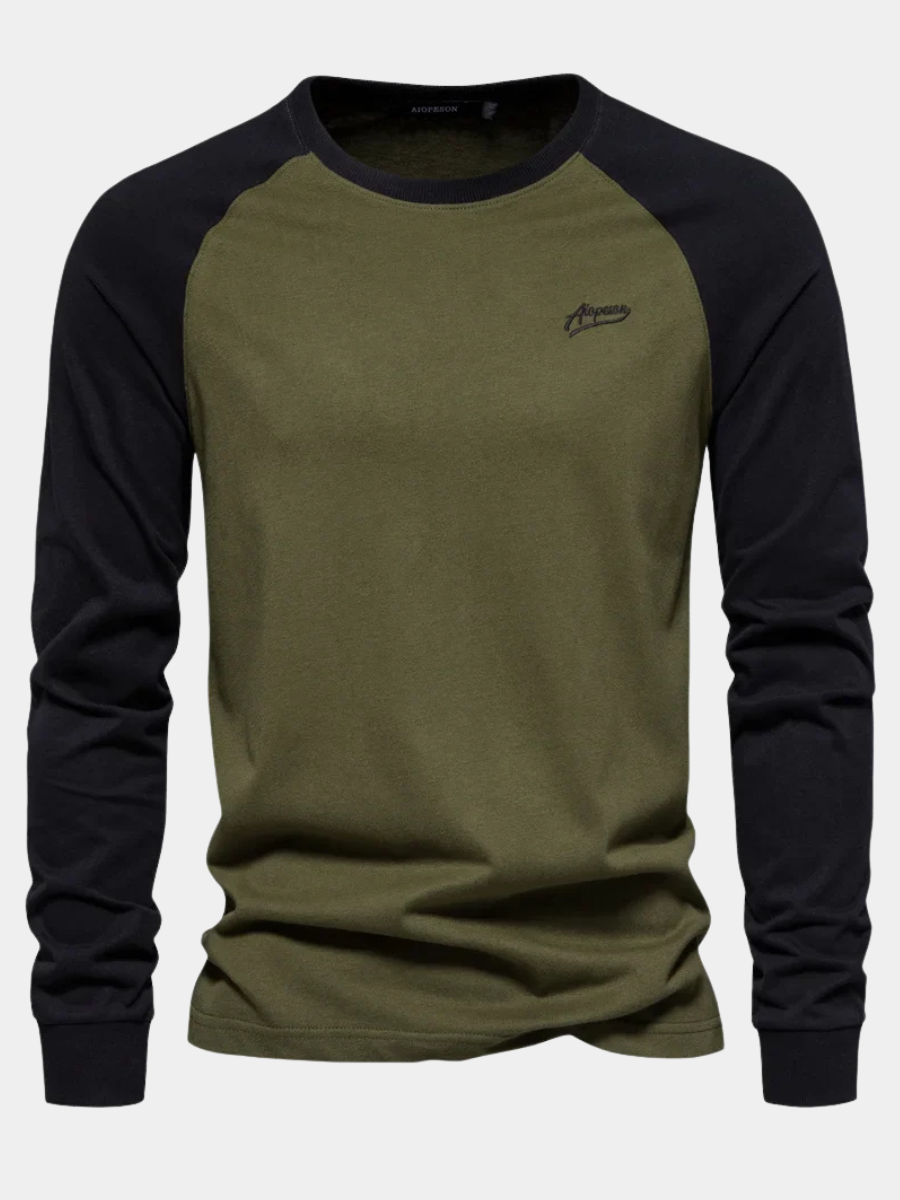Men's Sporty Long Sleeve Shirt