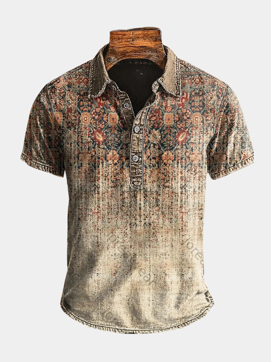 Men's Retro Polo Shirt