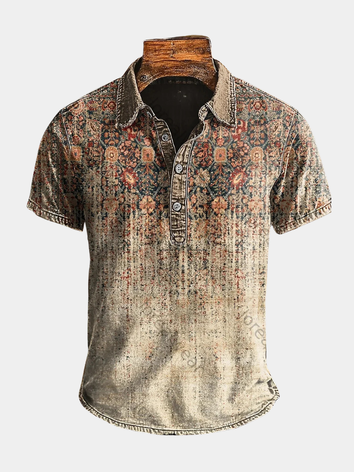 Men's Retro Polo Shirt