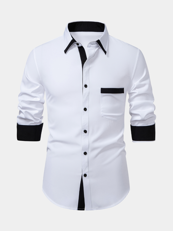 Men's Contrast Panel Shirt