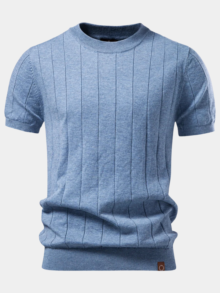 Men's Ribbed Sweater T-Shirt
