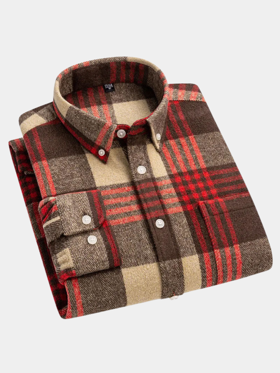 Men's Brushed Flannel Shirt