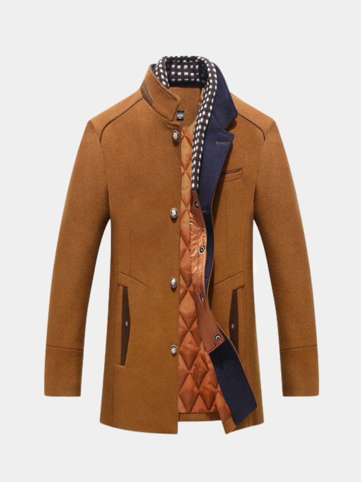 Men's Removable Collar Coat