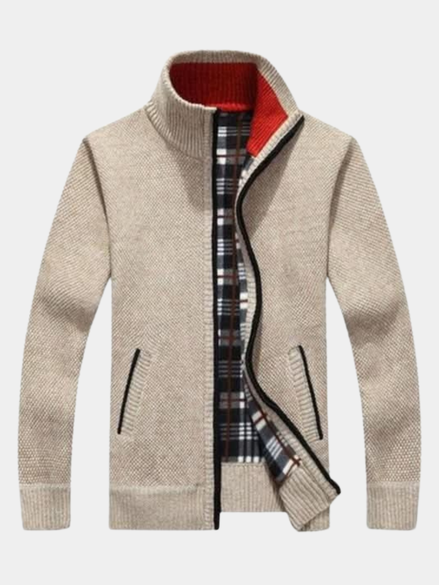 Men's Zip Knit Sweater