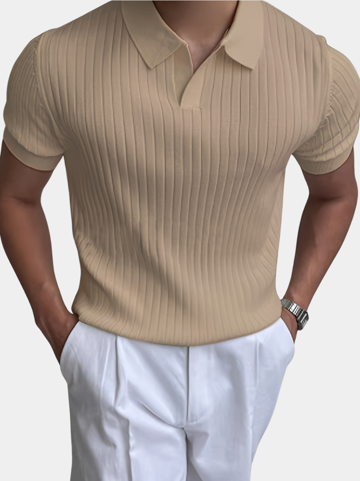 Men's Button Stand Collar Shirt