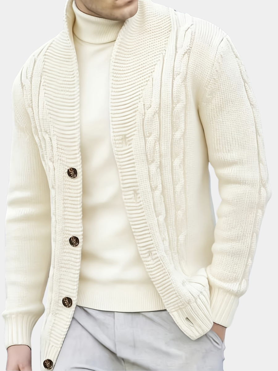 Men's Cable Knit PUllover Sweater