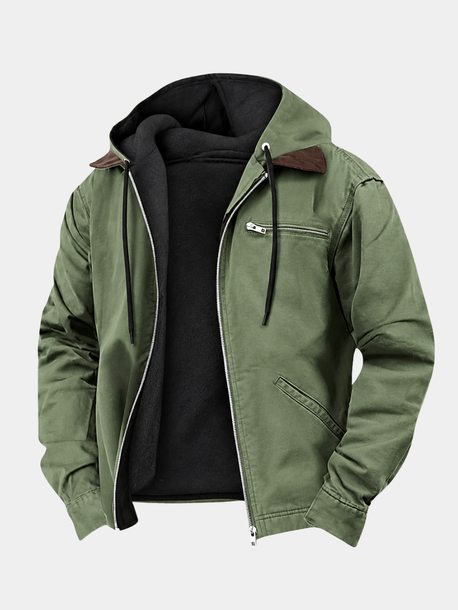 Men's Vintage Hooded Jacket