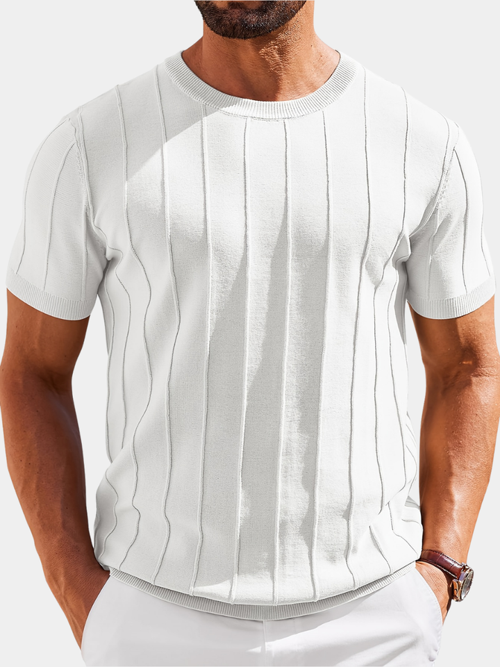 Men's Rib-Knit T-Shirt