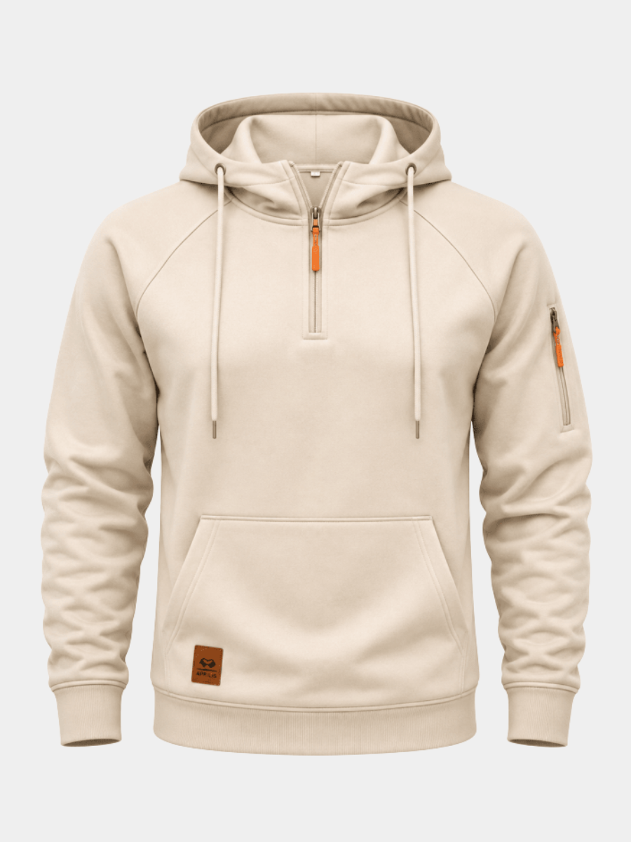 Men's Half Zip Hooded Sweatshirt