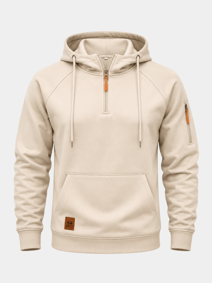 Men's Half Zip Hooded Sweatshirt