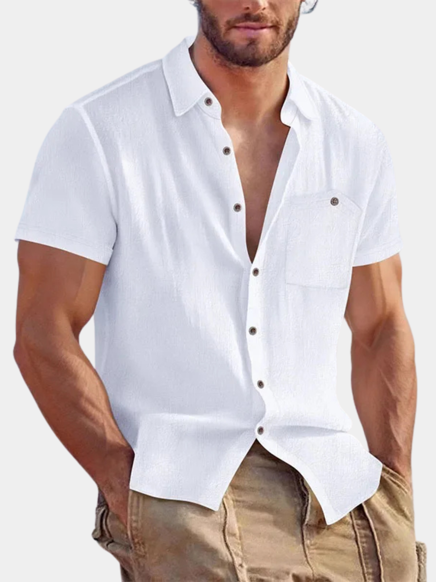Men's Button-Up Summer Shirt